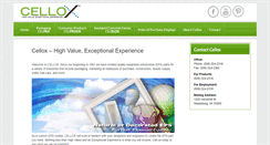 Desktop Screenshot of cellox.com