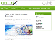 Tablet Screenshot of cellox.com